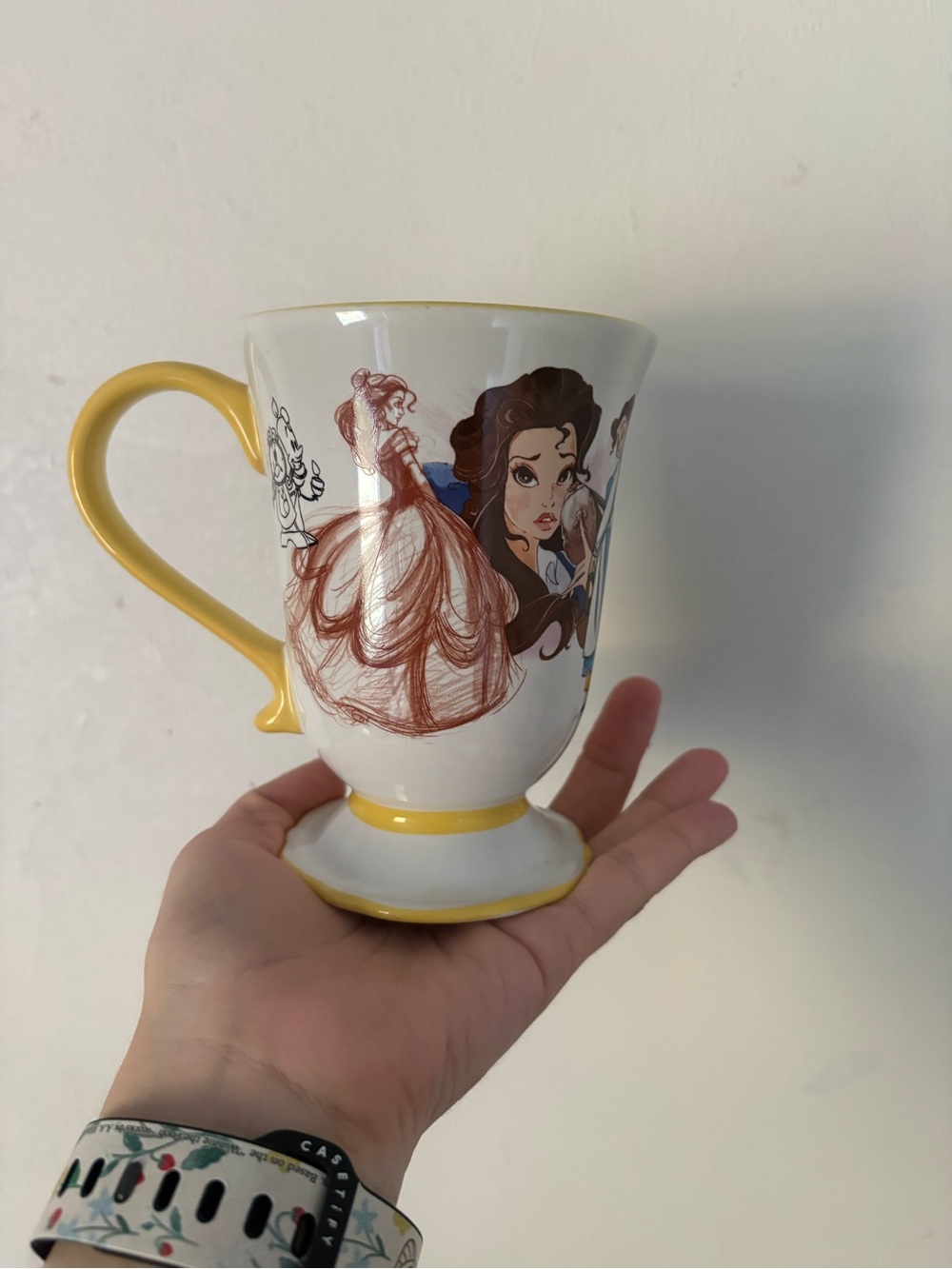 Disney Store Art Of Belle Beauty and The Beast Mug